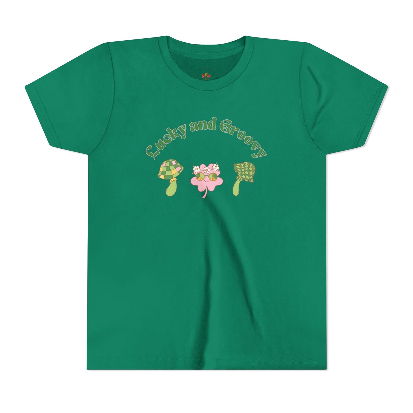 Groovy St. Patty's Inspired Youth Short Sleeve Tee