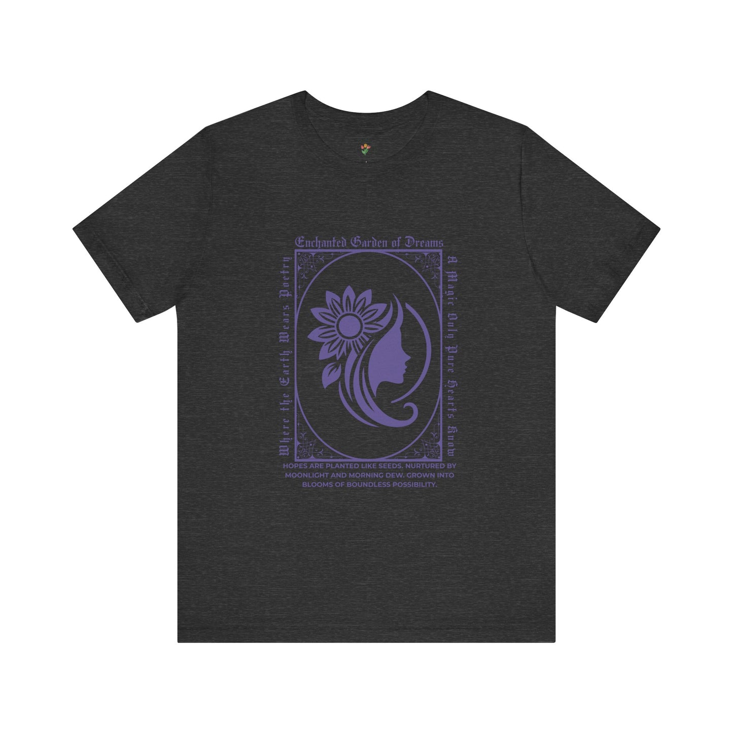 Enchanted Garden of Dreams Unisex Tee - Nature-Inspired Spring Tee