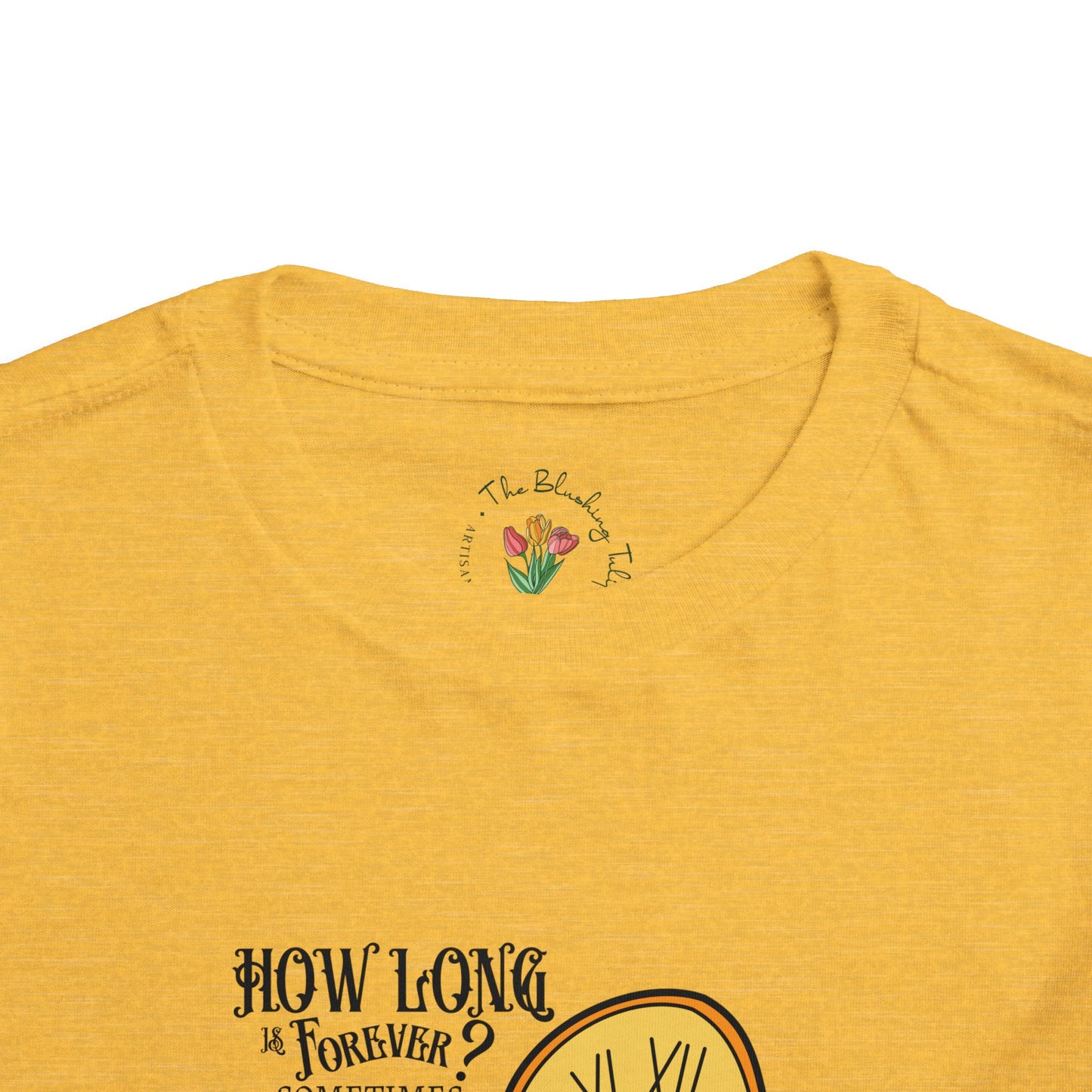Wonderland Rabbit Inspired Toddler Short Sleeve Tee