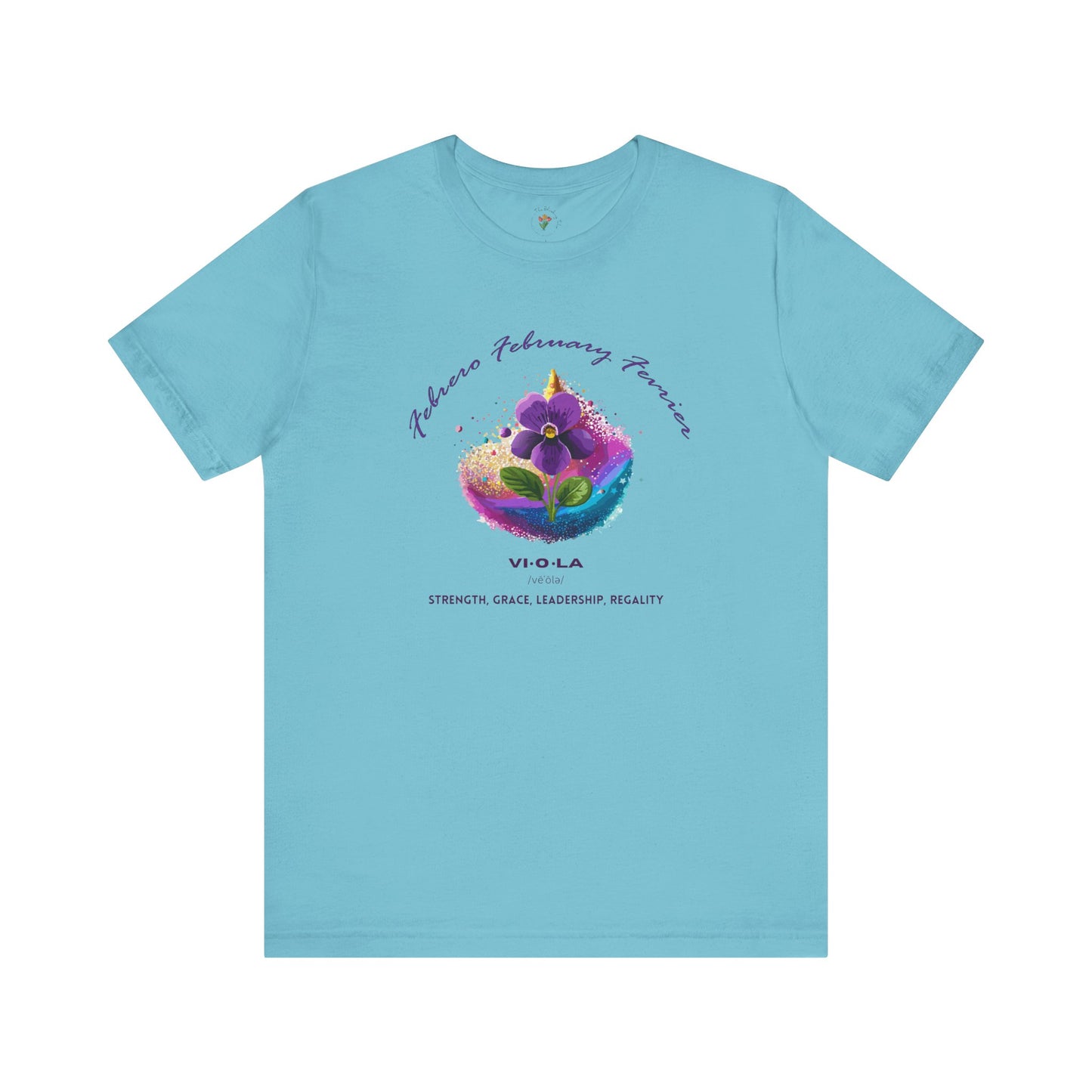 February Birth Flower Comfy Tee