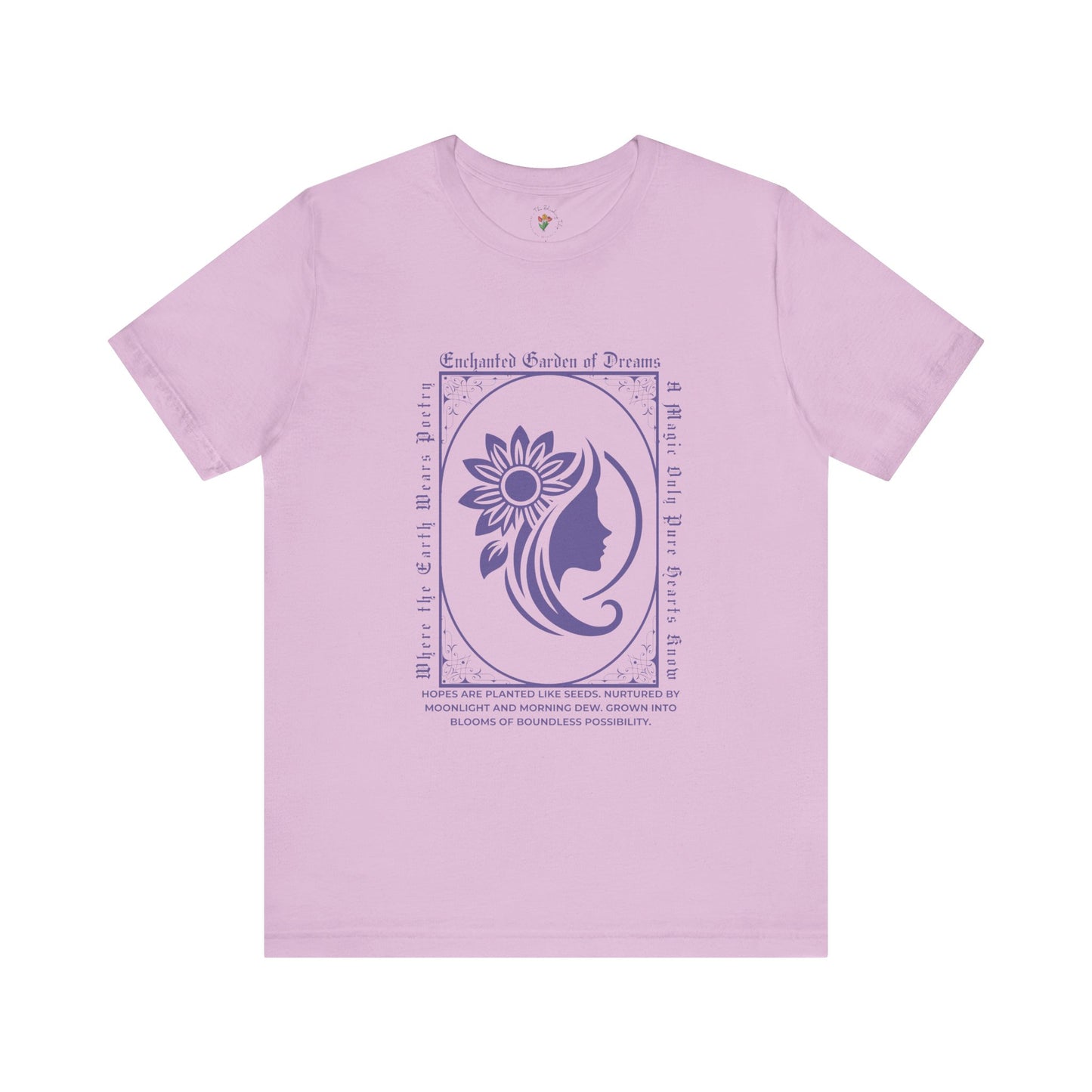 Enchanted Garden of Dreams Unisex Tee - Nature-Inspired Spring Tee