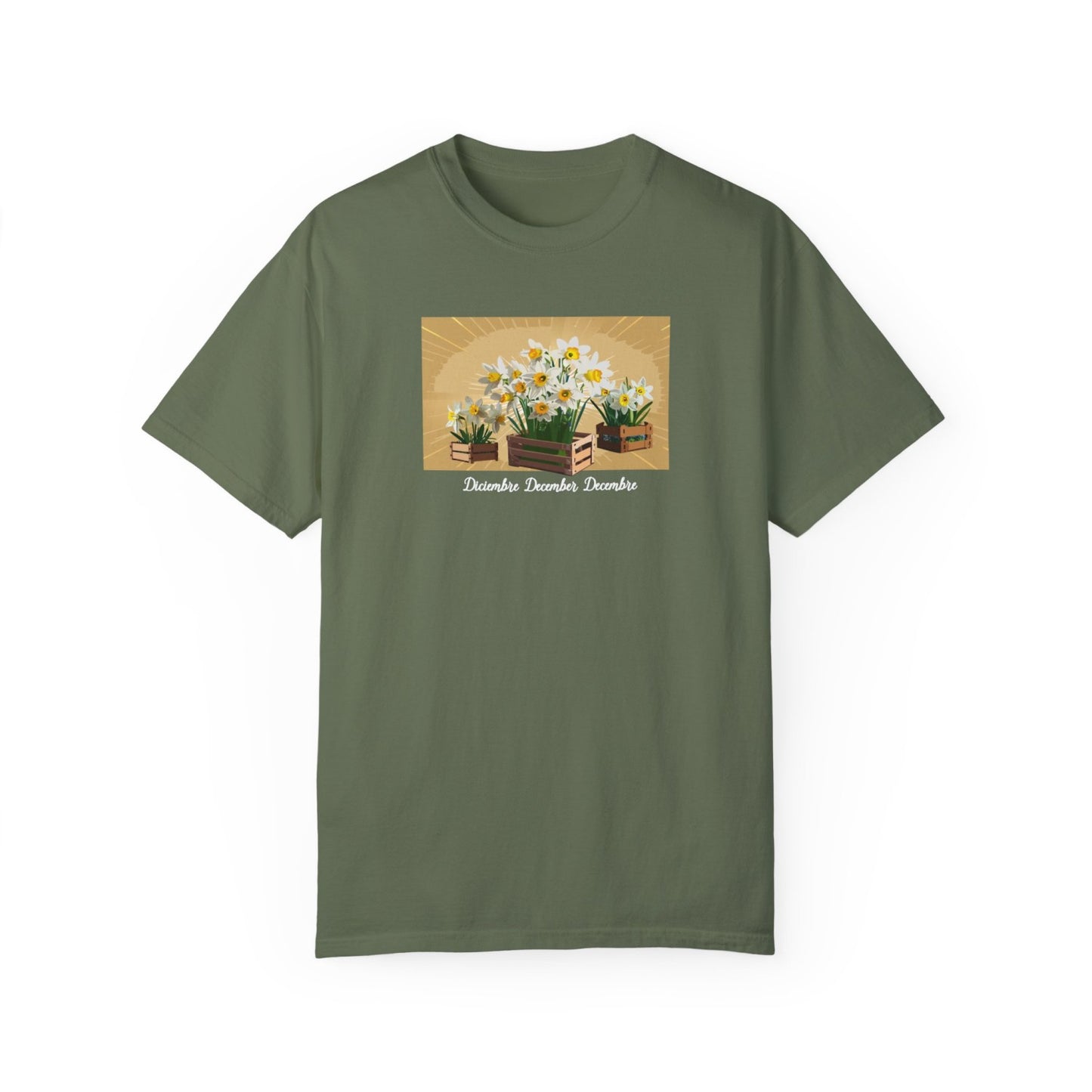 Comfy December Birth Flower T-Shirt