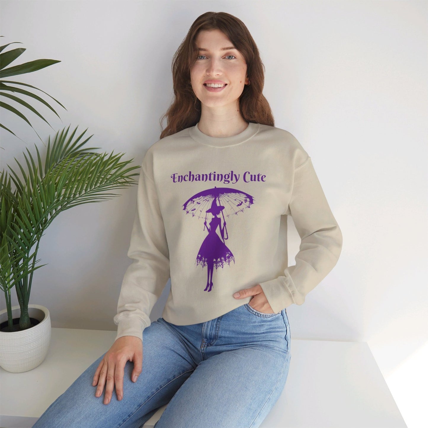 Coquette Inspired Witch - Heavy Blendâ„¢ Crewneck Sweatshirt