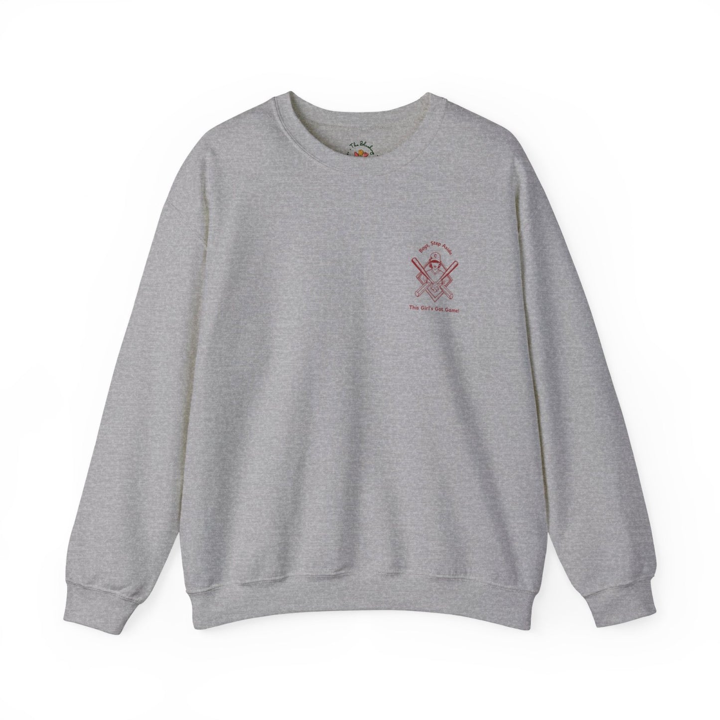 Comfy Vintage Inspired Baseball Crewneck Sweatshirt