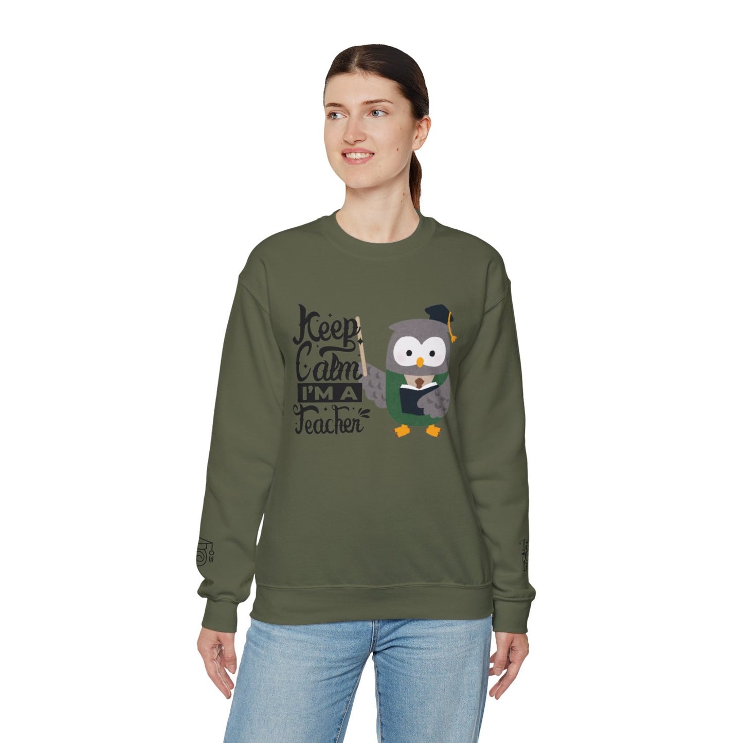 Comfy Teacher Crewneck Sweatshirt
