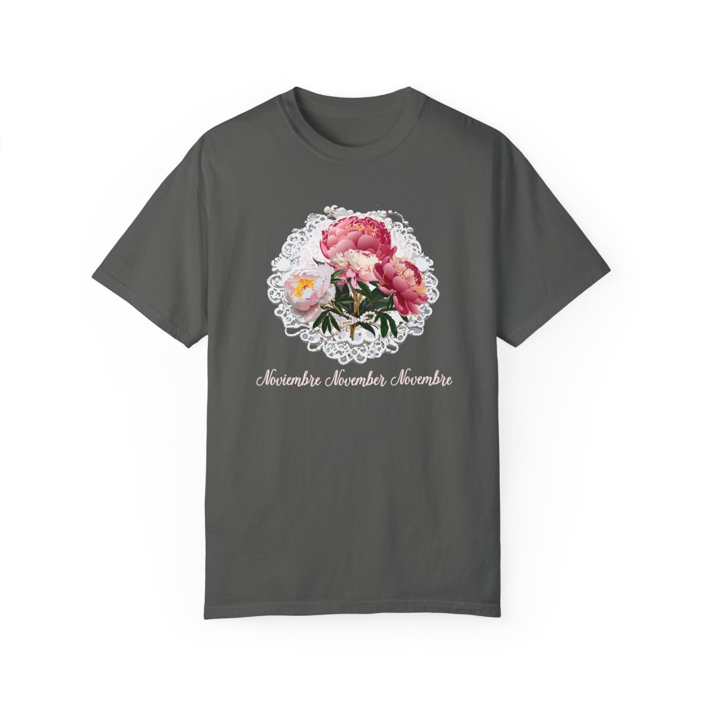 Comfy November Inspired Floral Tee