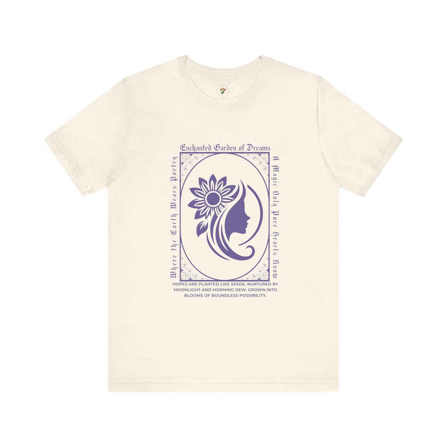 Enchanted Garden of Dreams Unisex Tee - Nature-Inspired Spring Tee