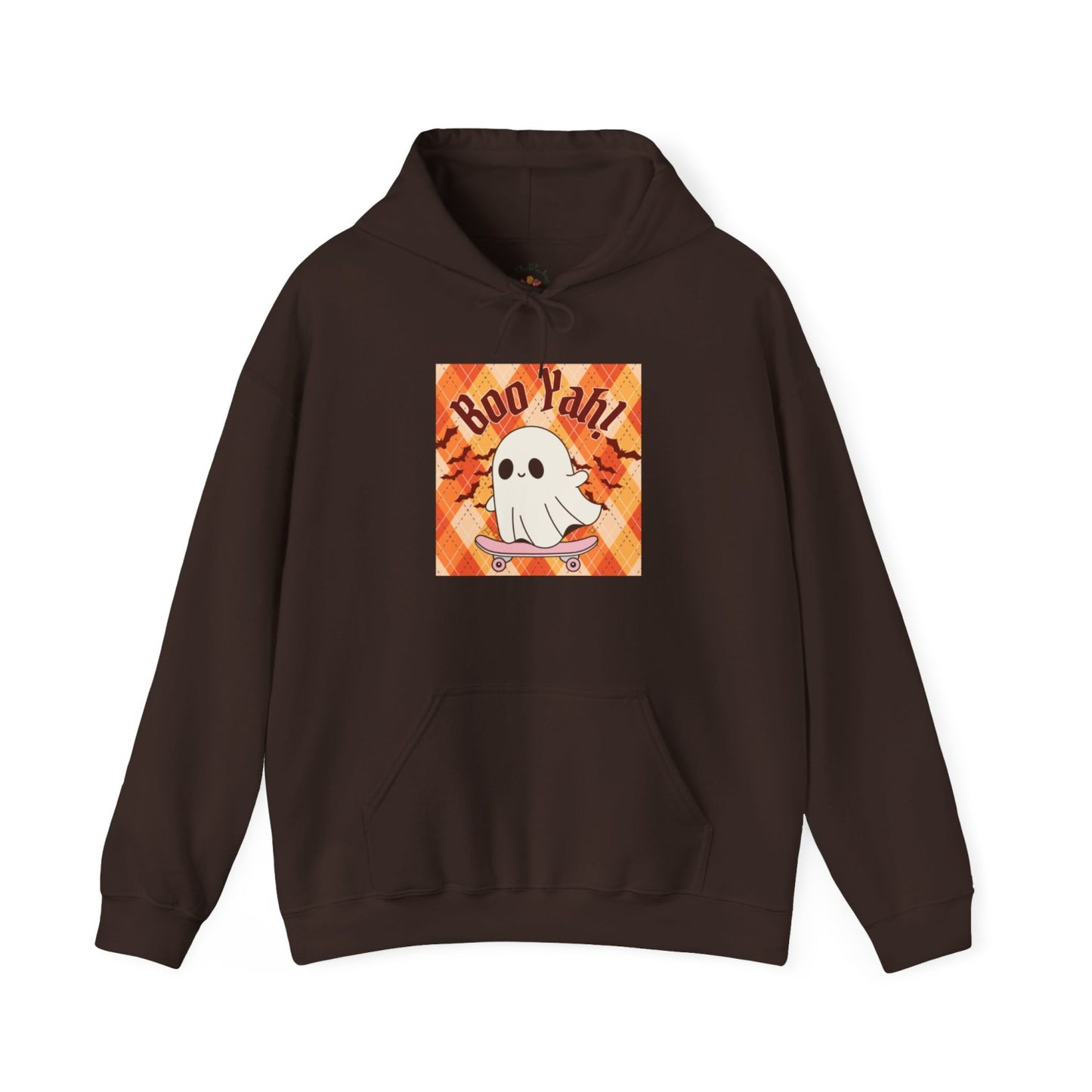Funny Inspired Halloween Sweatshirt Featuring Skater Ghost