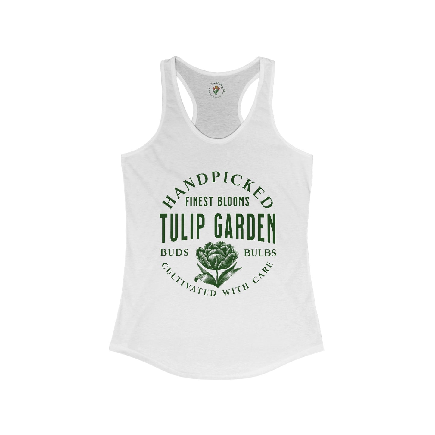 Tulip Garden Racerback Tank - Handpicked Finest Blooms Design