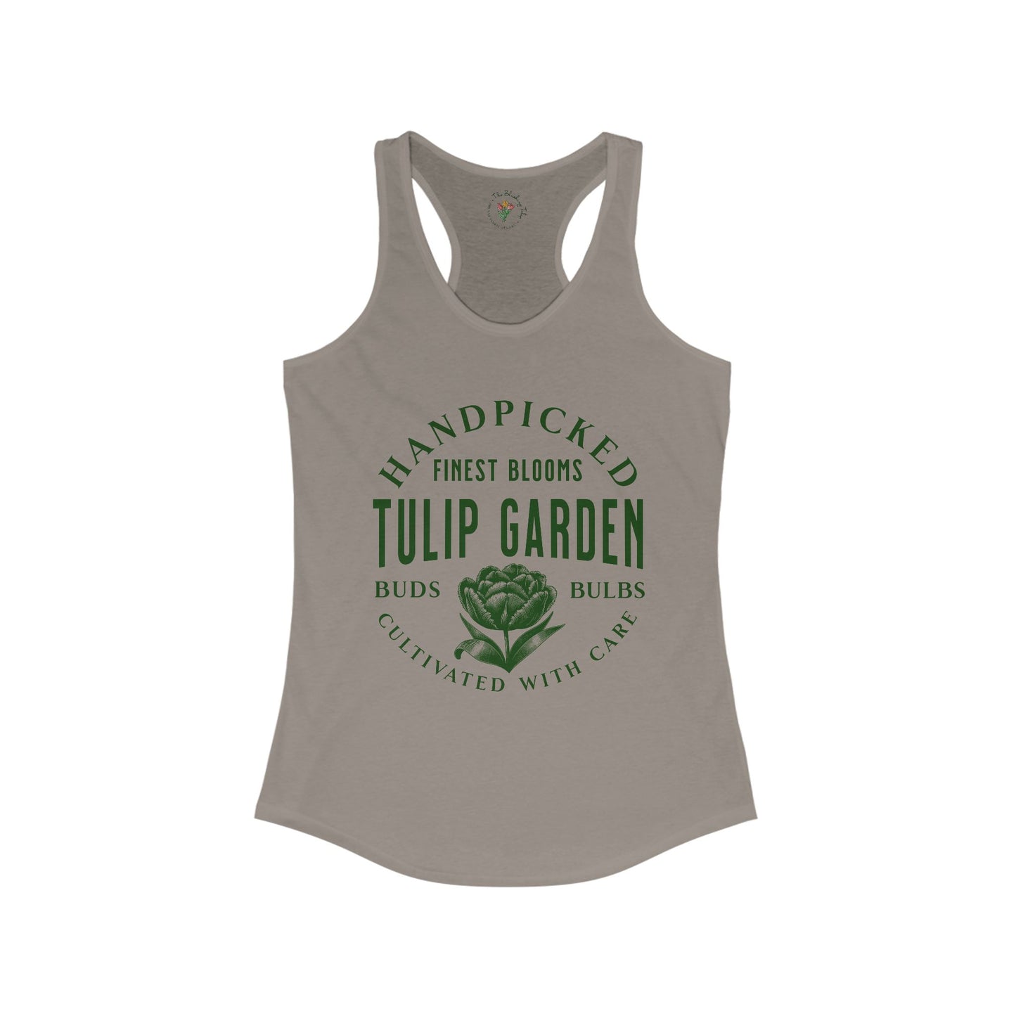 Tulip Garden Racerback Tank - Handpicked Finest Blooms Design