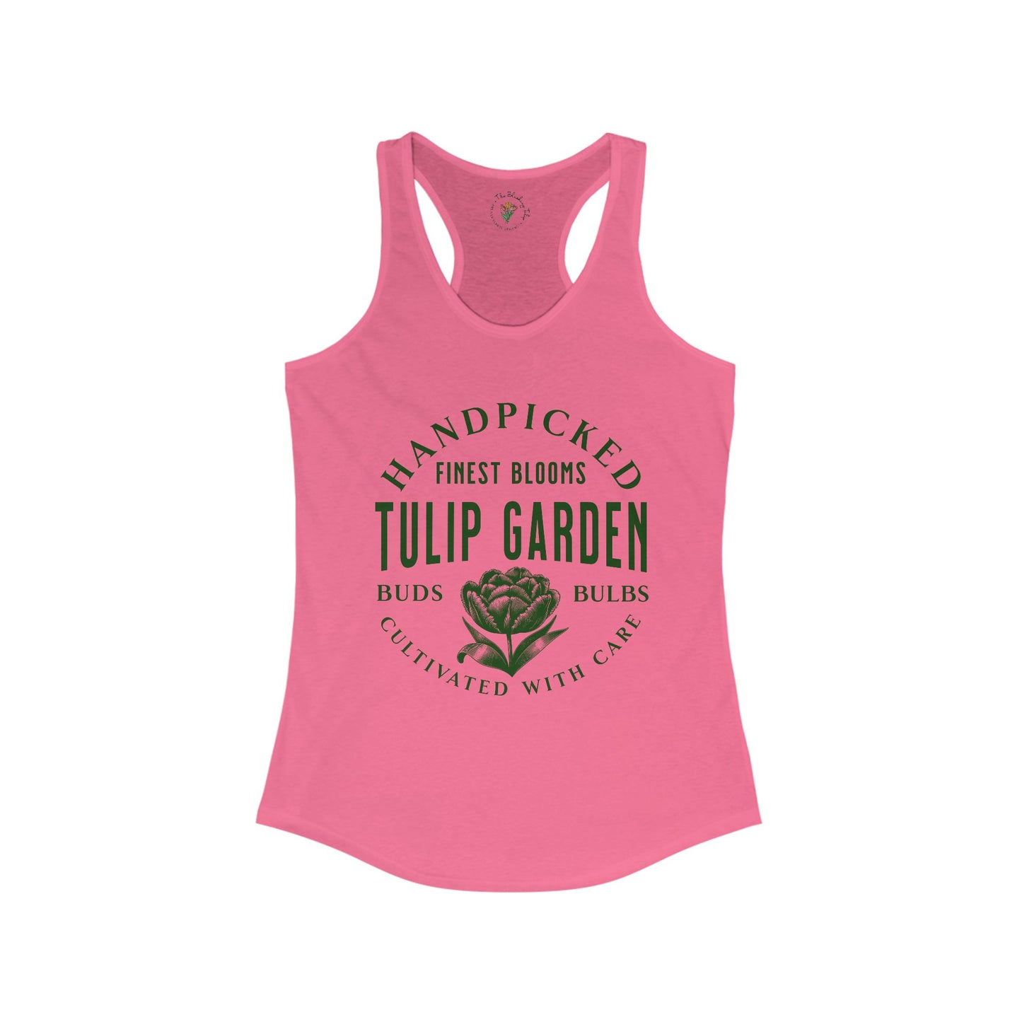 Tulip Garden Racerback Tank - Handpicked Finest Blooms Design
