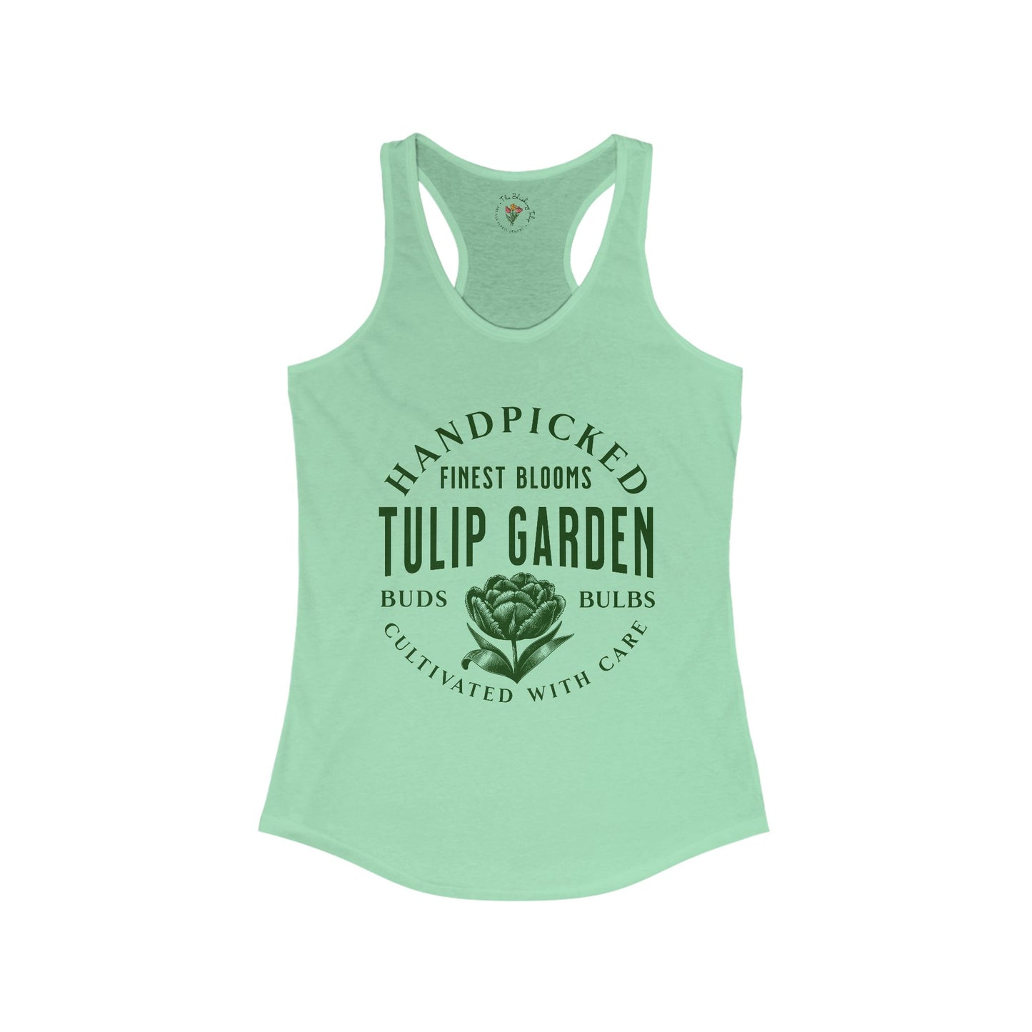 Tulip Garden Racerback Tank - Handpicked Finest Blooms Design