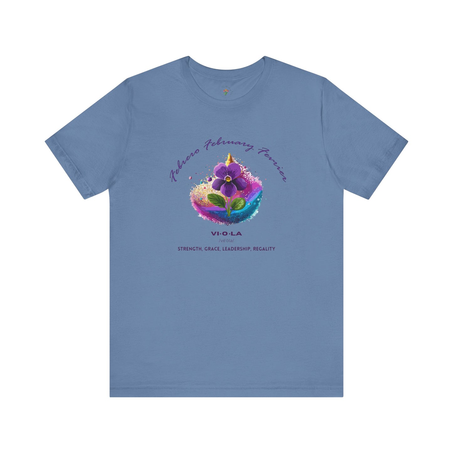 February Birth Flower Comfy Tee