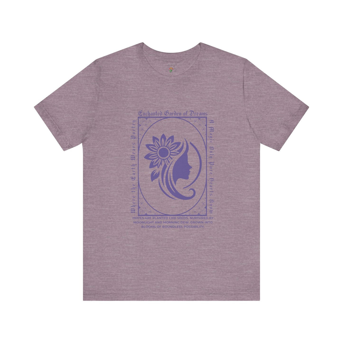 Enchanted Garden of Dreams Unisex Tee - Nature-Inspired Spring Tee