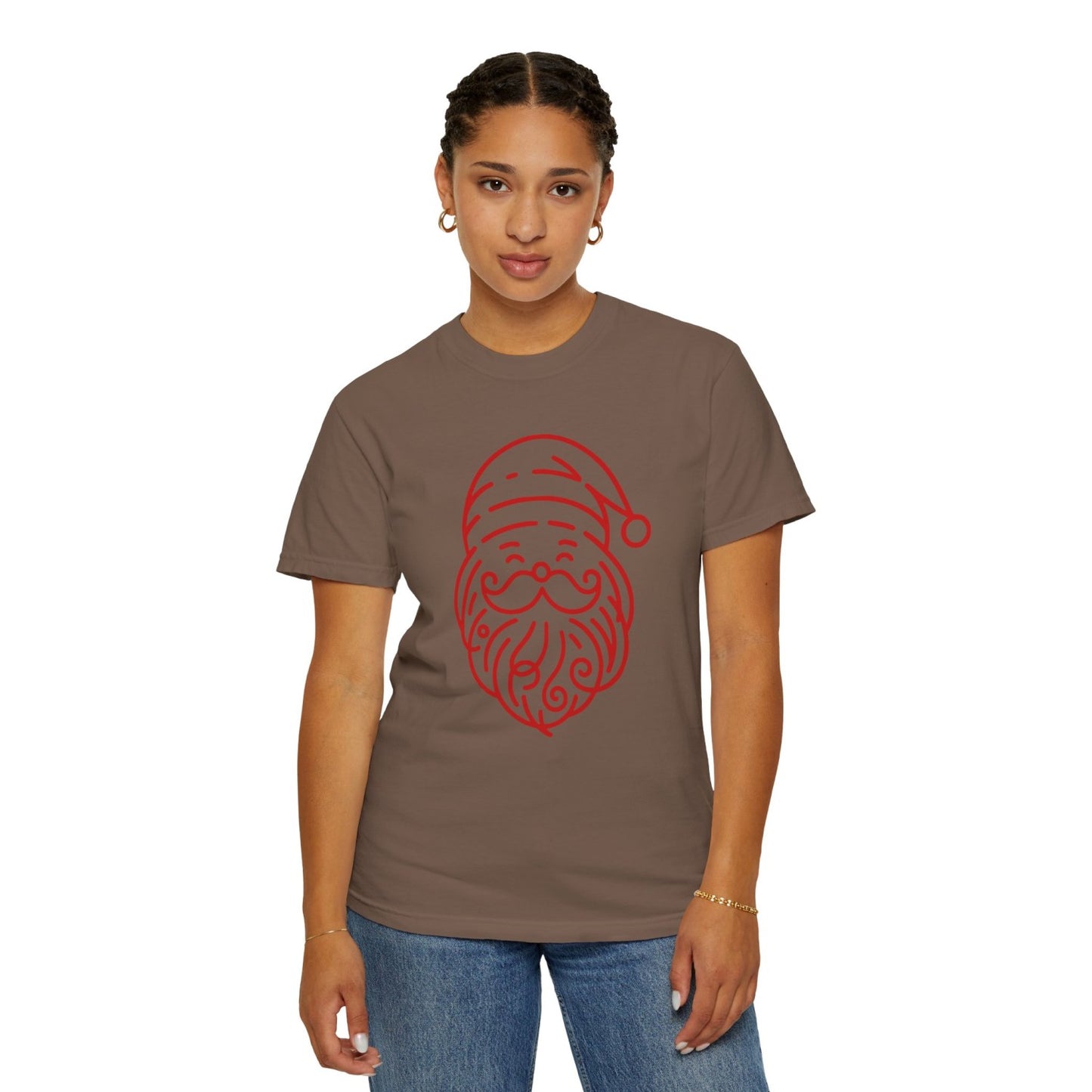 Oversized Minimalist Inspired Santa T-Shirt