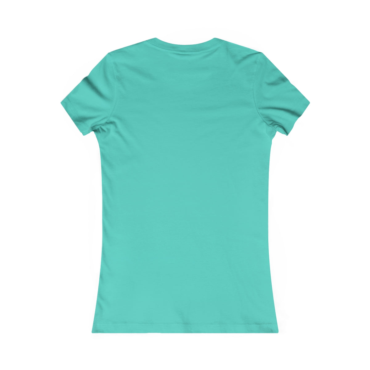 Cute White Tee for Women with Orange Dahlia & Hashtag Florecita Heart