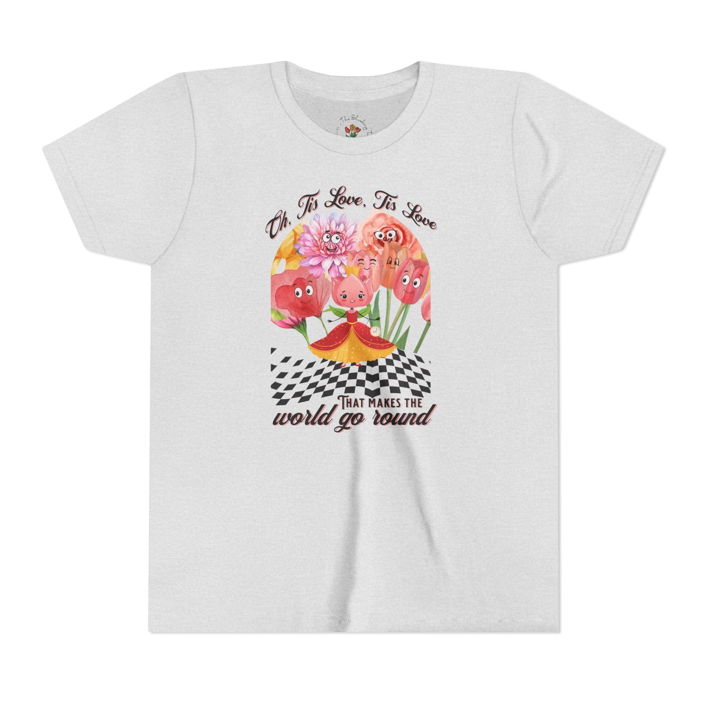 Floral Wonderland Inspired Youth Short Sleeve Tee