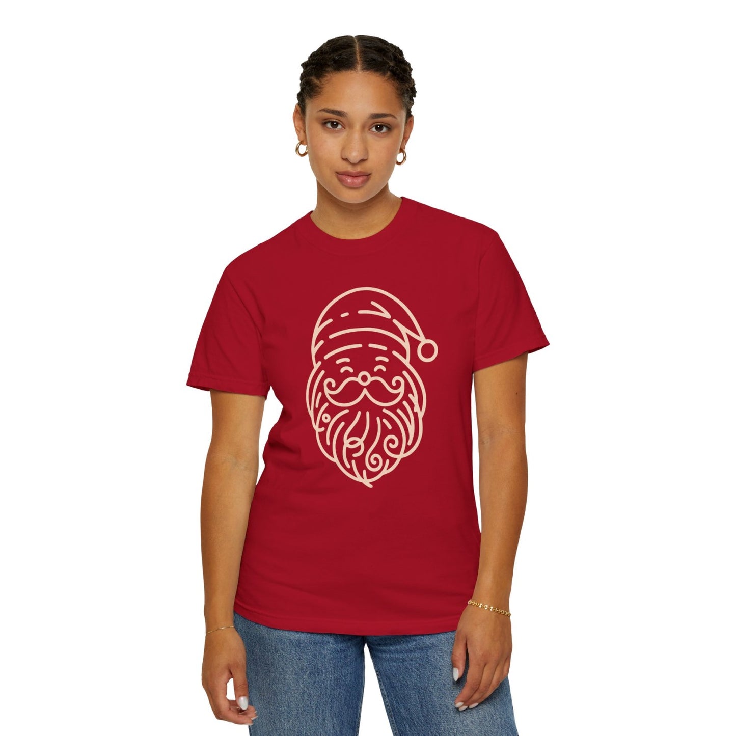 Oversized Minimalist Inspired Santa T-Shirt