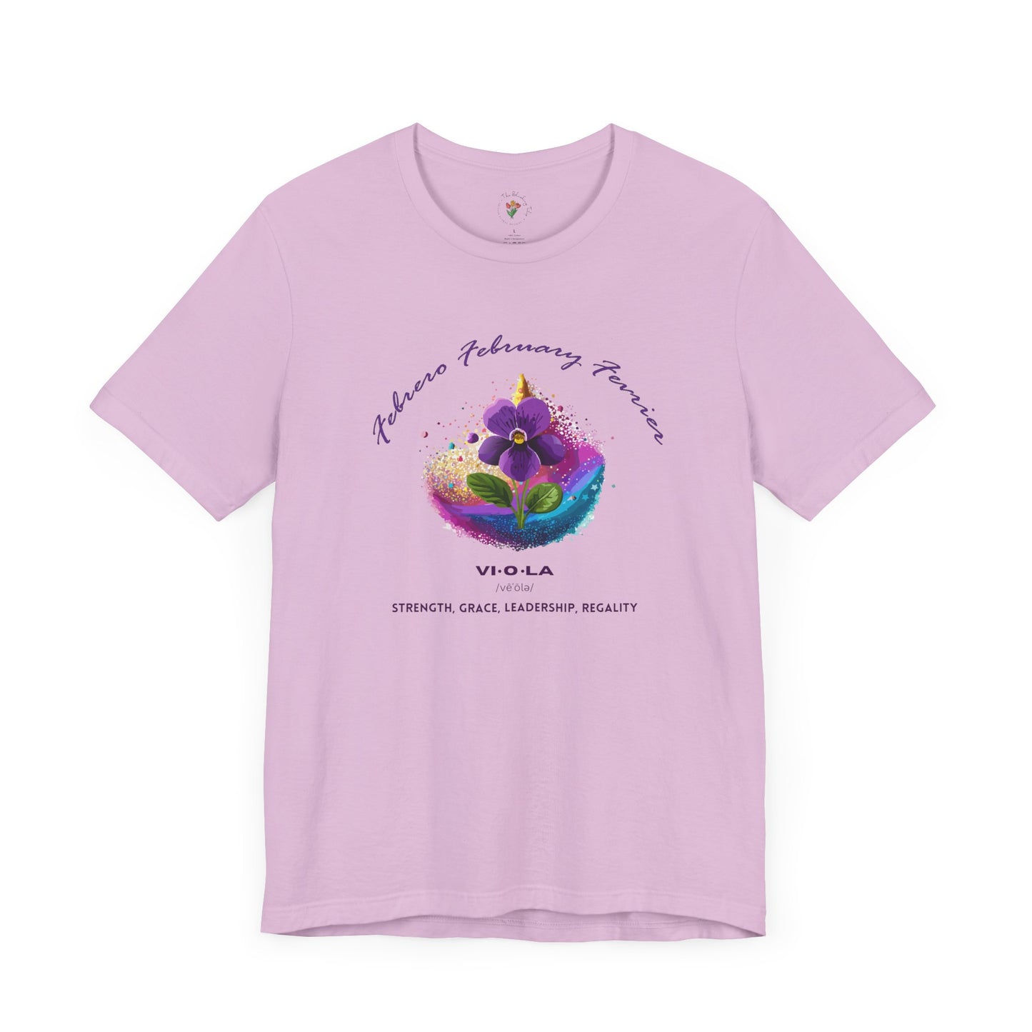 February Birth Flower Comfy Tee