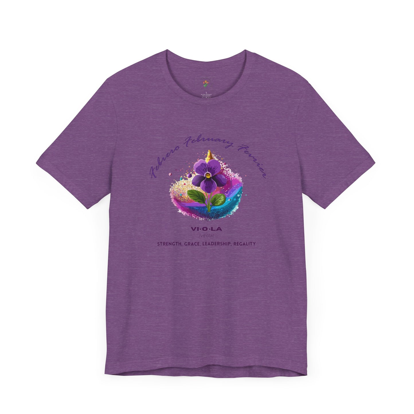 February Birth Flower Comfy Tee