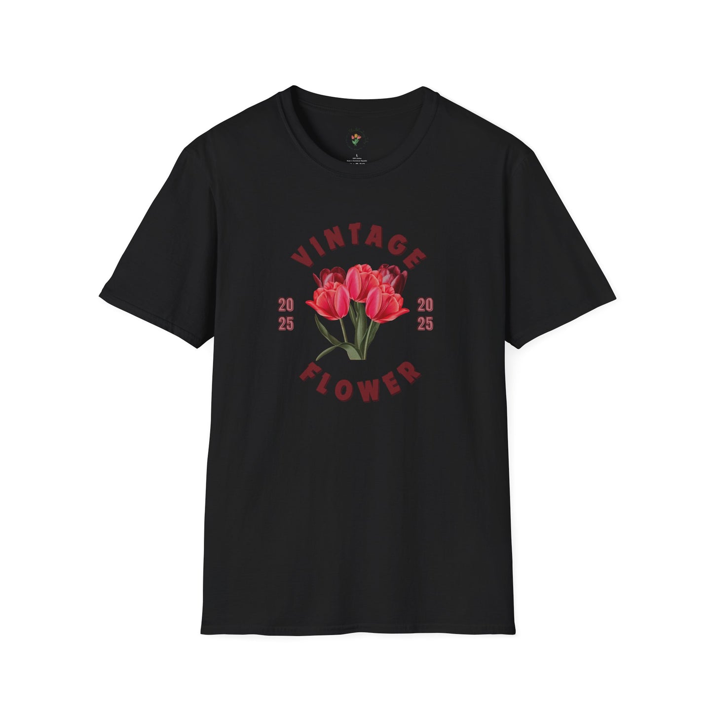 Vintage Flower Spring Inspired Softstyle T-Shirt