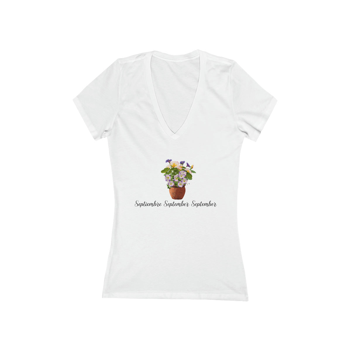 Flirty Woman Tee September Birthday Flower Morning Glory