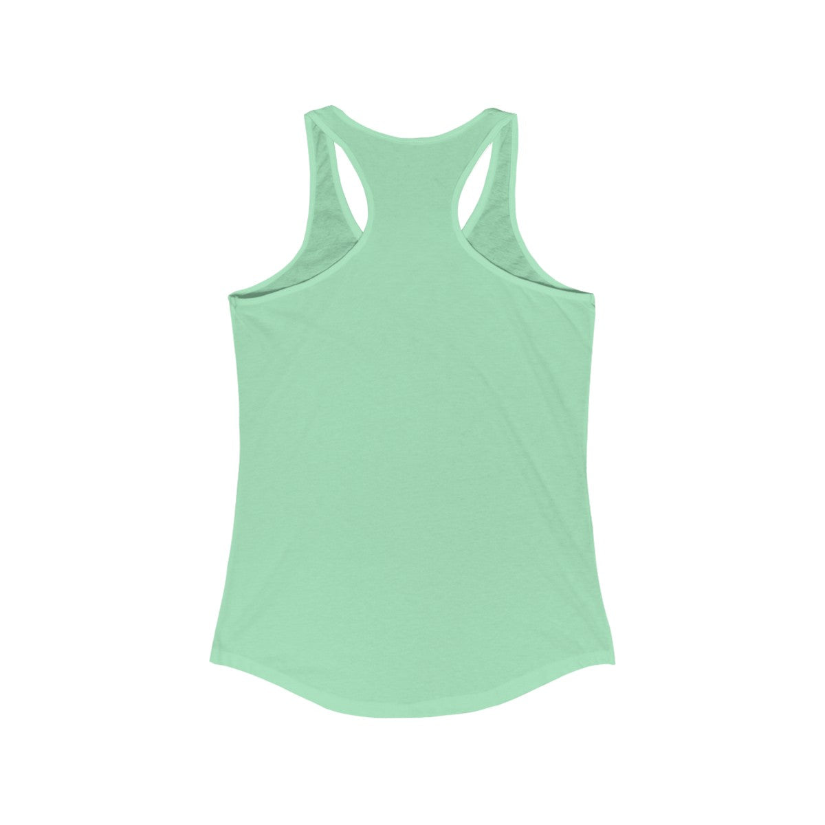 Chic Surfer Themed Racerback Tank with Cool Phrase