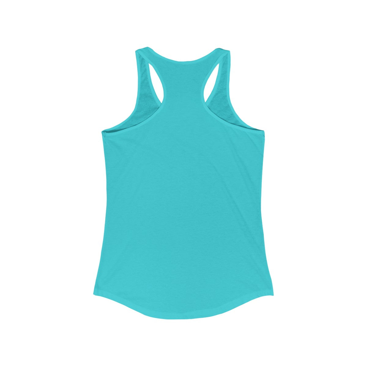 Summer Vibes Ideal Racerback Tank in Tahiti Blue