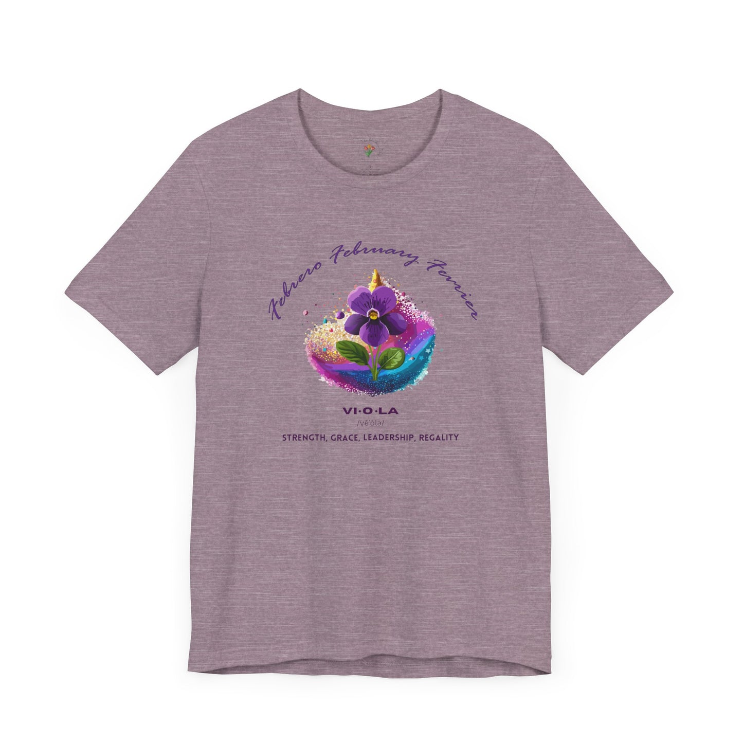 February Birth Flower Comfy Tee