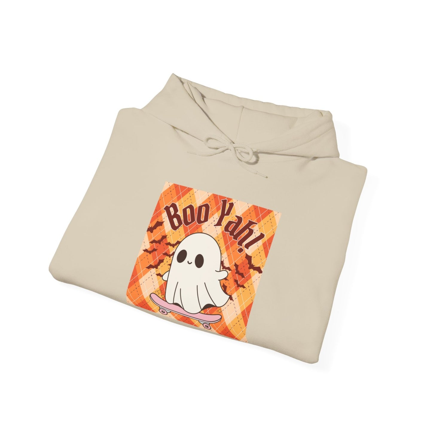 Funny Inspired Halloween Sweatshirt Featuring Skater Ghost
