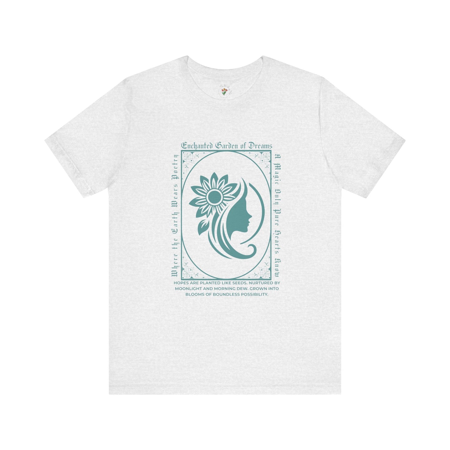 Enchanted Garden of Dreams Unisex Tee - Nature-Inspired Spring Tee