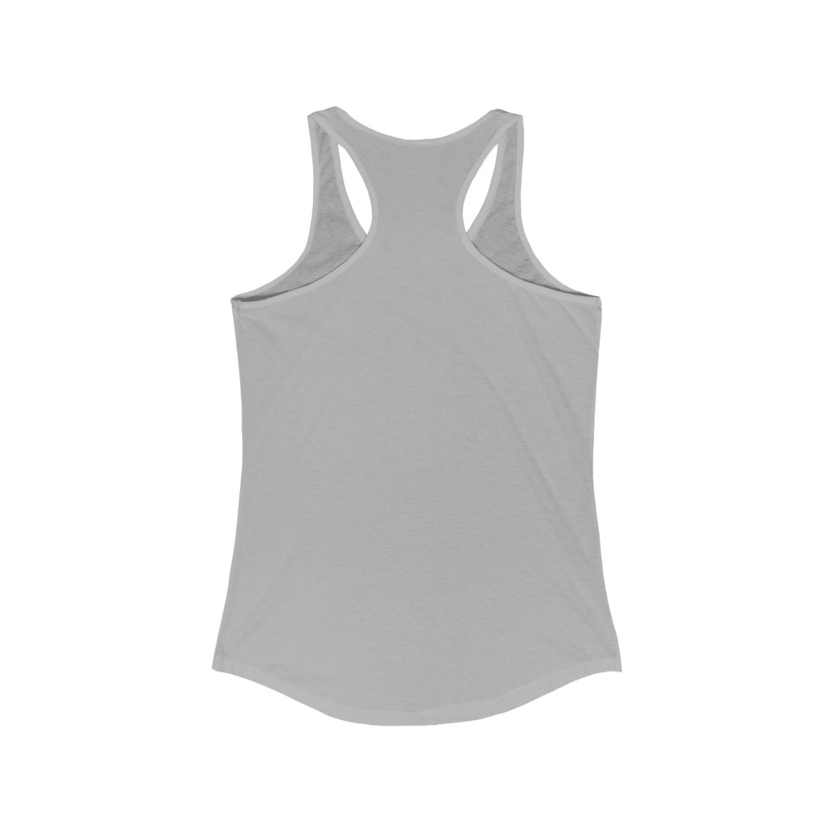 Summer Vibes Ideal Racerback Tank in Heather Grey
