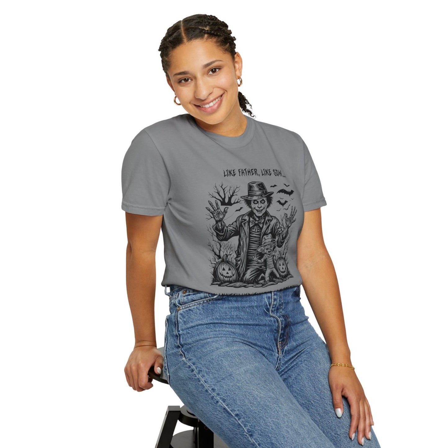 Horror Movie Inspired Halloween T-Shirt Featuring Famous Antagonist