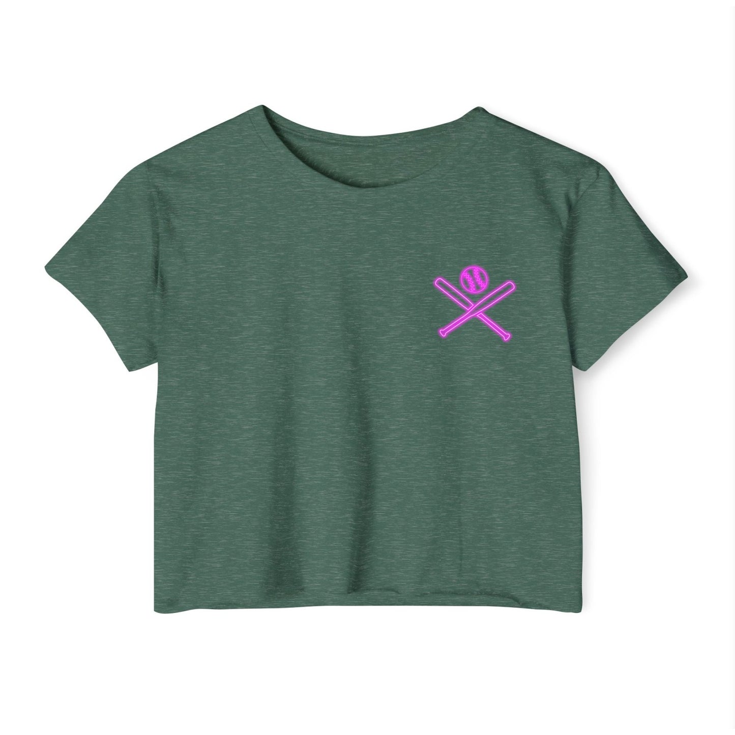 Retro Inspired Baseball Crop Top