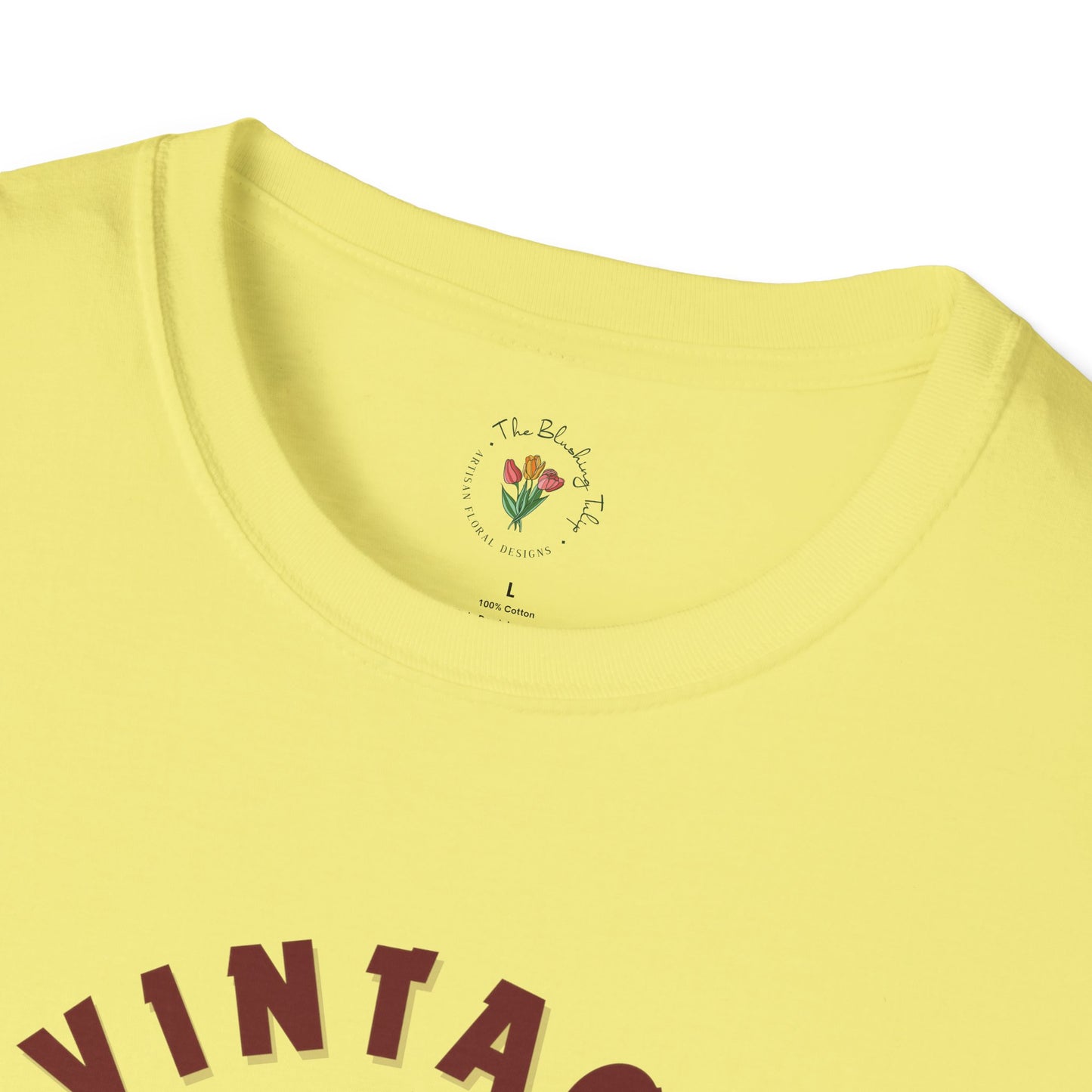 Vintage Flower Spring Inspired Softstyle T-Shirt