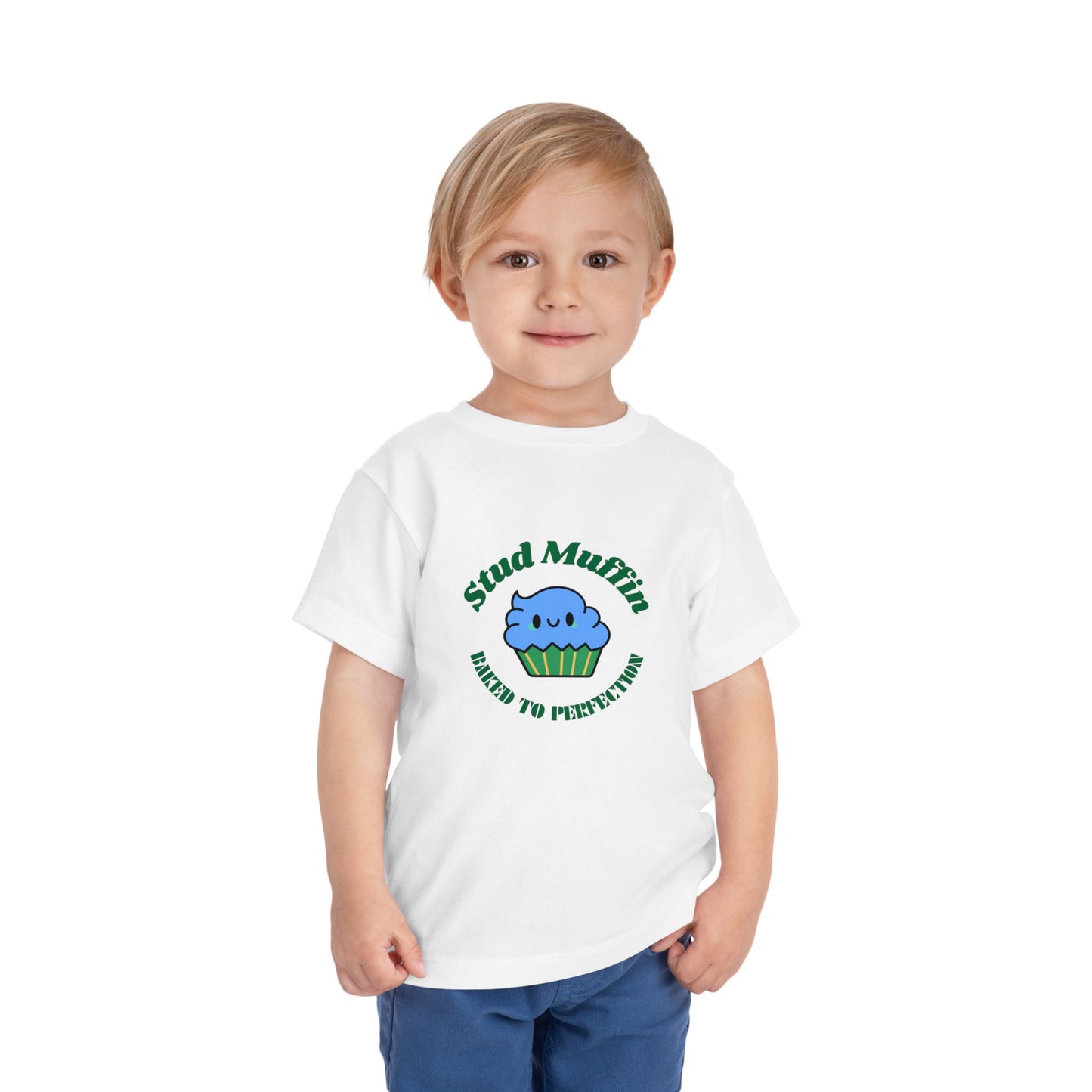 Funny Stud Muffin Toddler Short Sleeve Tee
