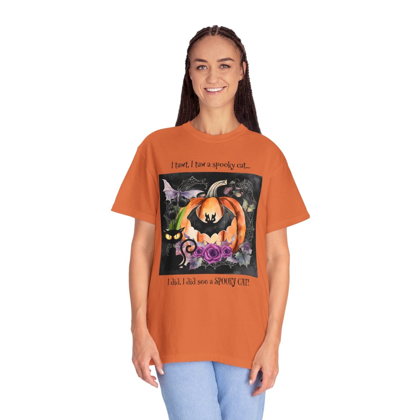 Vintage Inspired Halloween T-Shirt Featuring Jack-o-Lantern