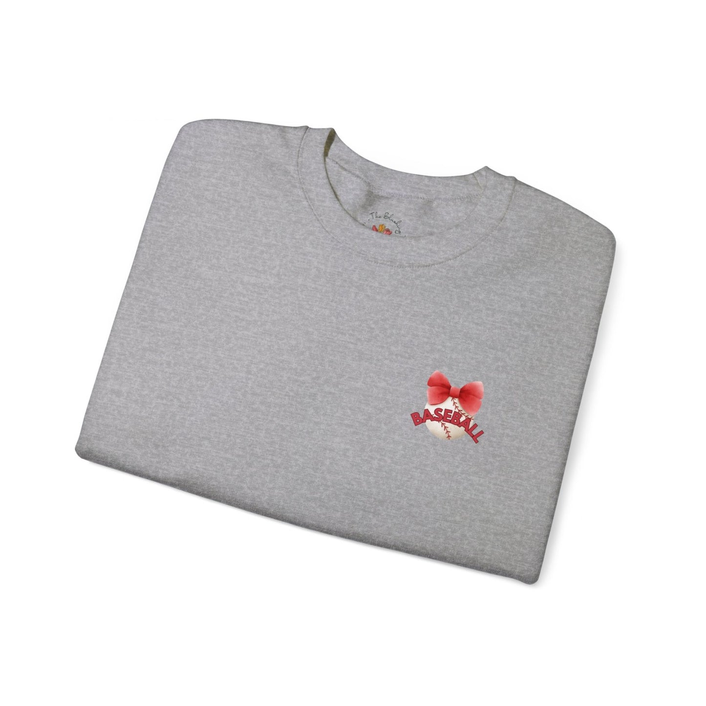 Comfy Coquette Inspired Baseball Crewneck Sweatshirt