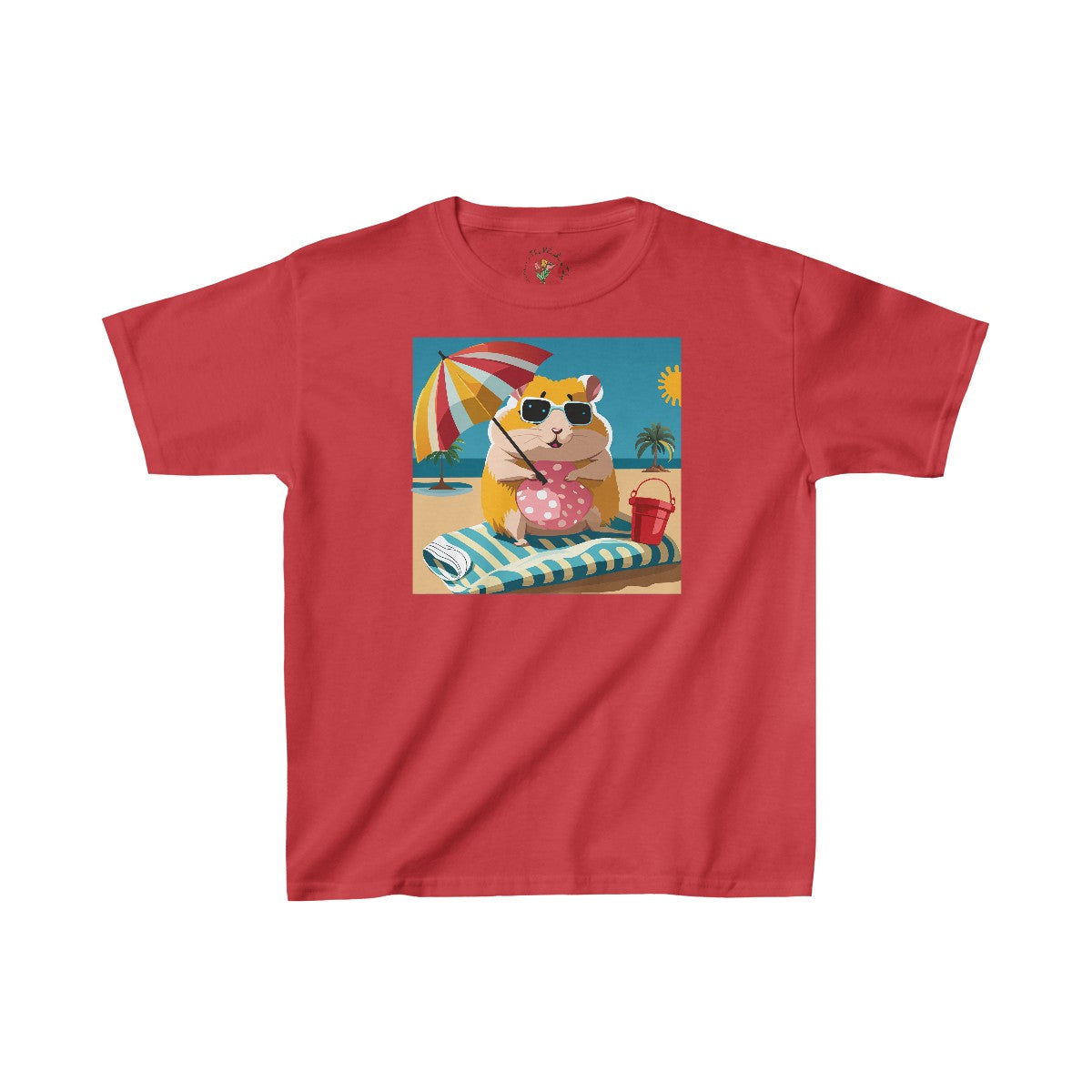 Beach Day Hammy Kids Heavy Cottonâ„¢ Tee