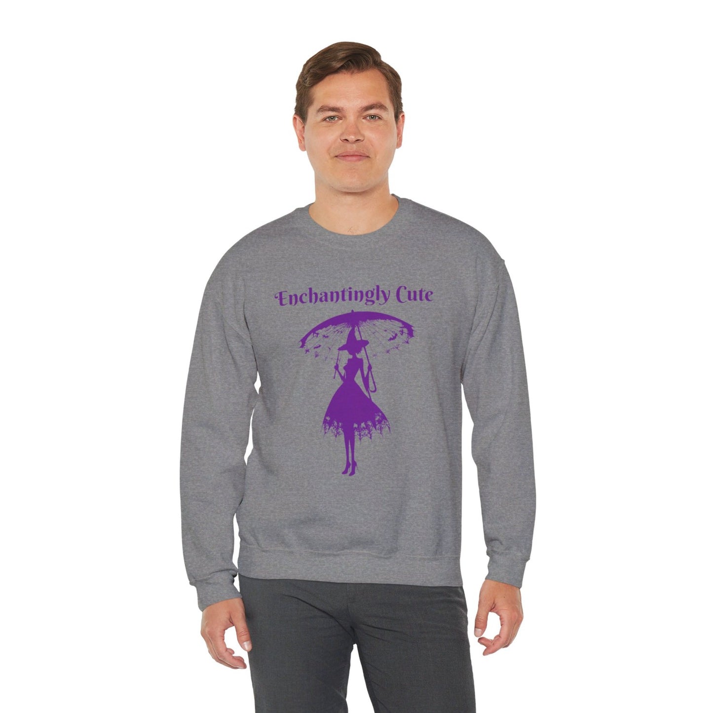 Coquette Inspired Witch - Heavy Blendâ„¢ Crewneck Sweatshirt