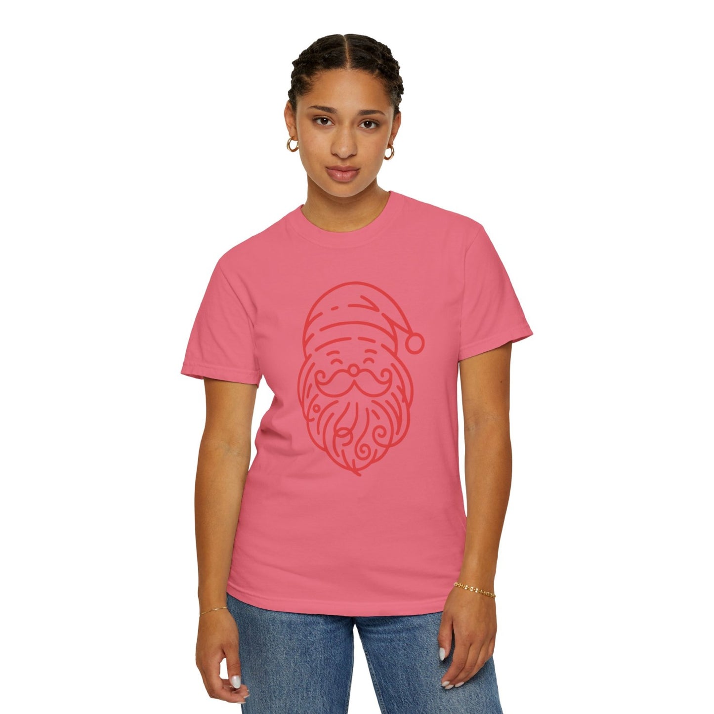 Oversized Minimalist Inspired Santa T-Shirt