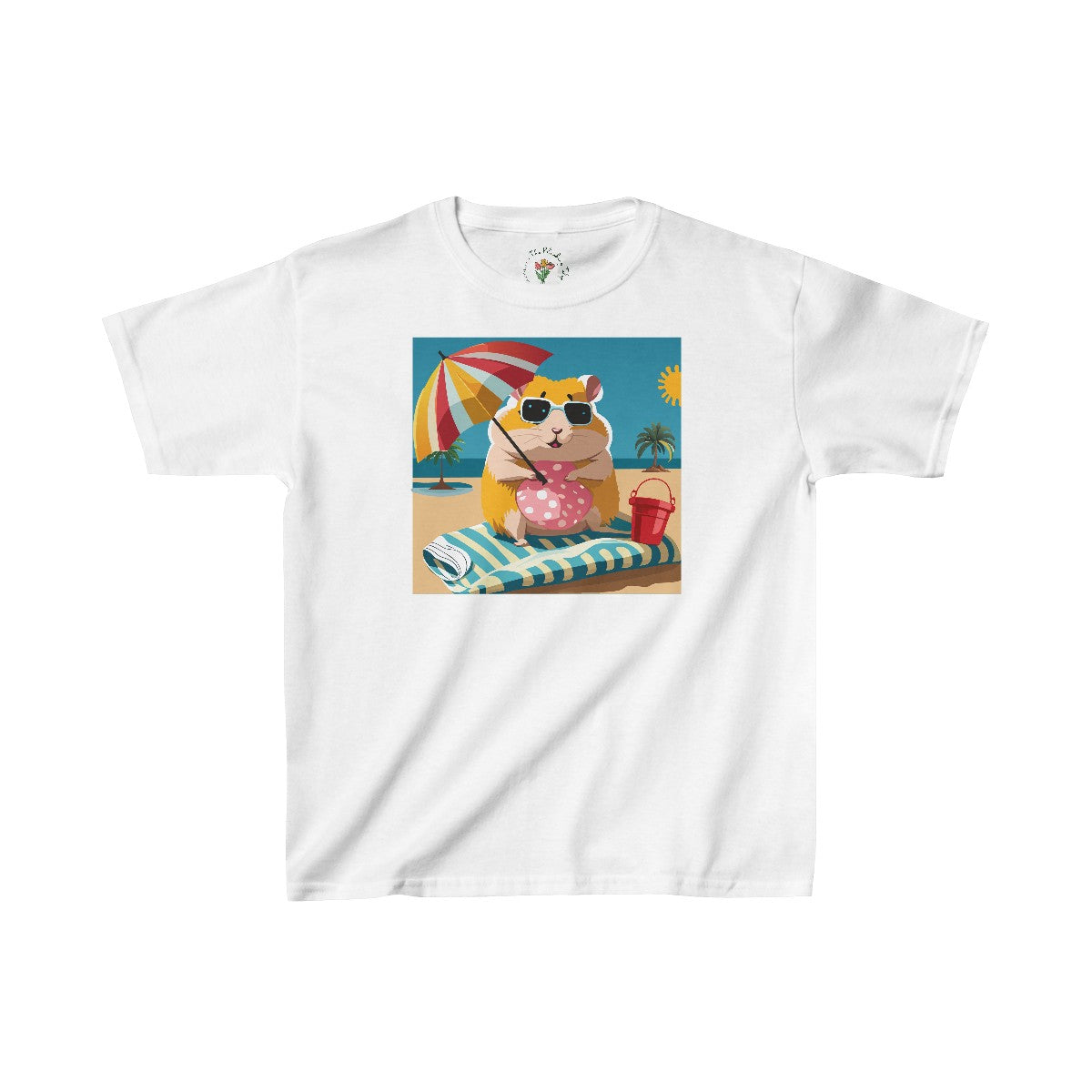 Beach Day Hammy Kids Heavy Cottonâ„¢ Tee