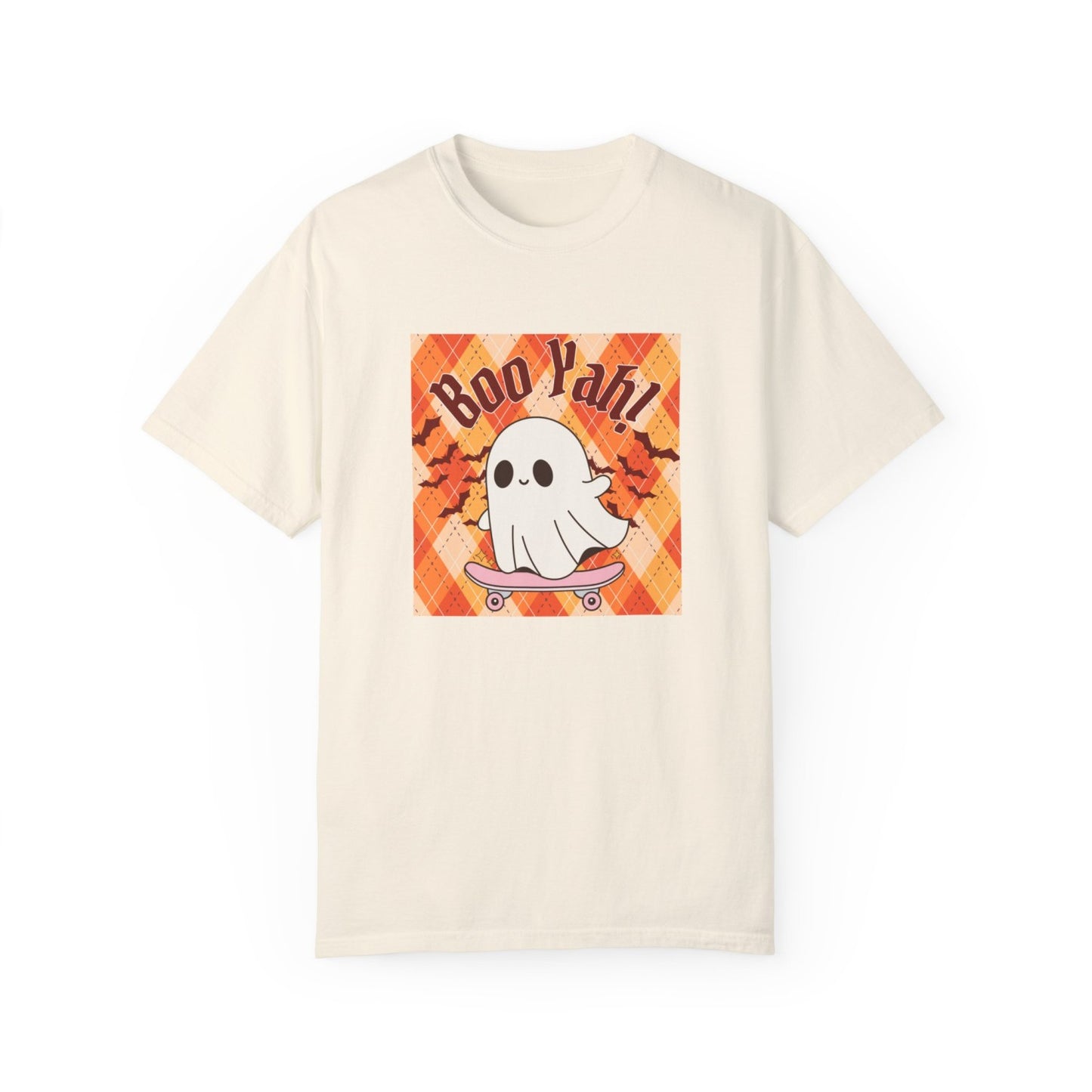 Funny Inspired Halloween T-Shirt Featuring Skater Ghost
