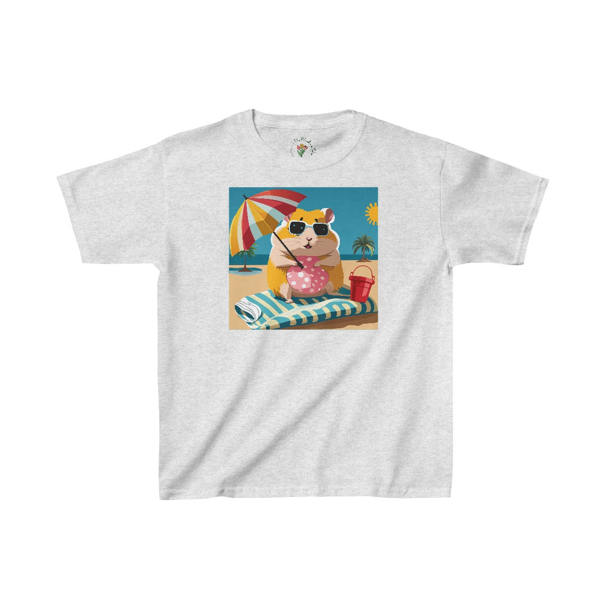 Beach Day Hammy Kids Heavy Cottonâ„¢ Tee