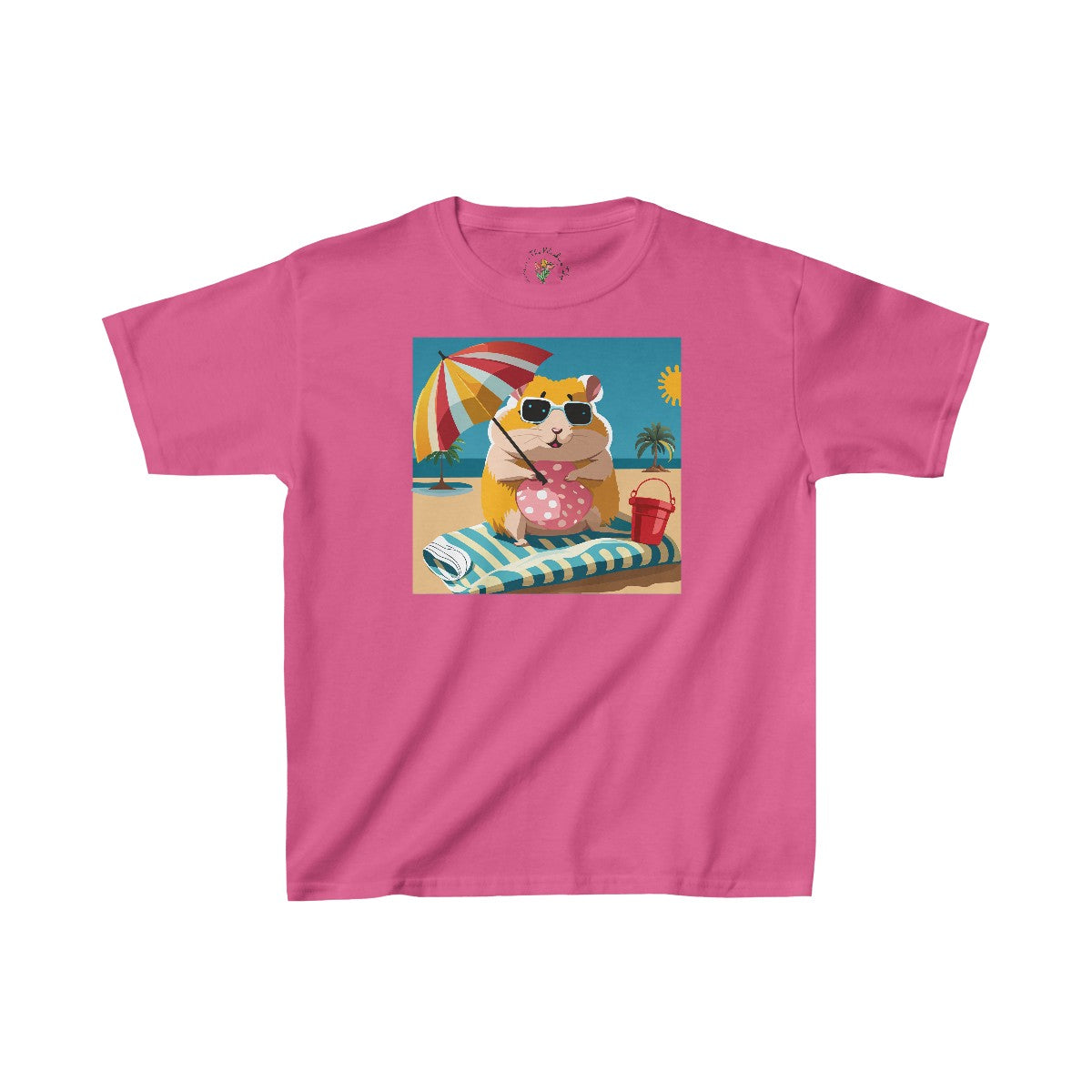 Beach Day Hammy Kids Heavy Cottonâ„¢ Tee