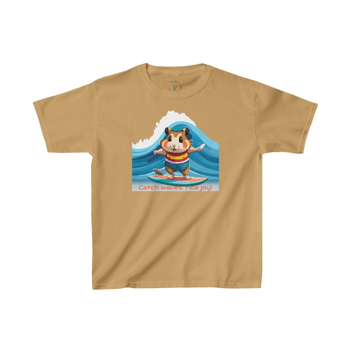 Surfer Hammy - Kids Heavy Cottonâ„¢ Tee