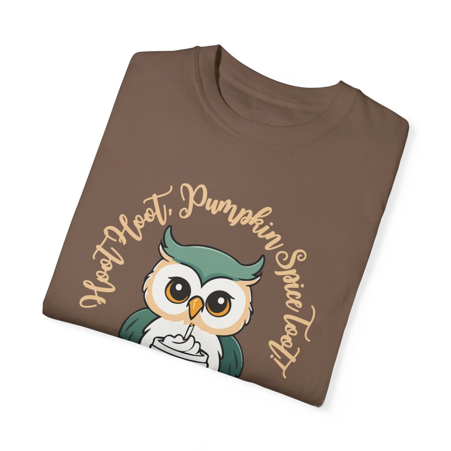 Comfy Fall Tee Featuring Adorable Owl