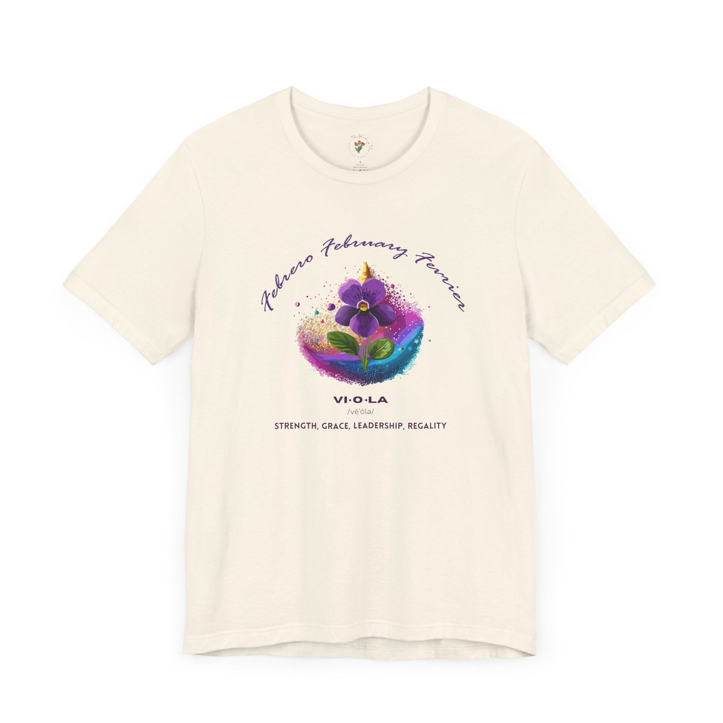 February Birth Flower Comfy Tee