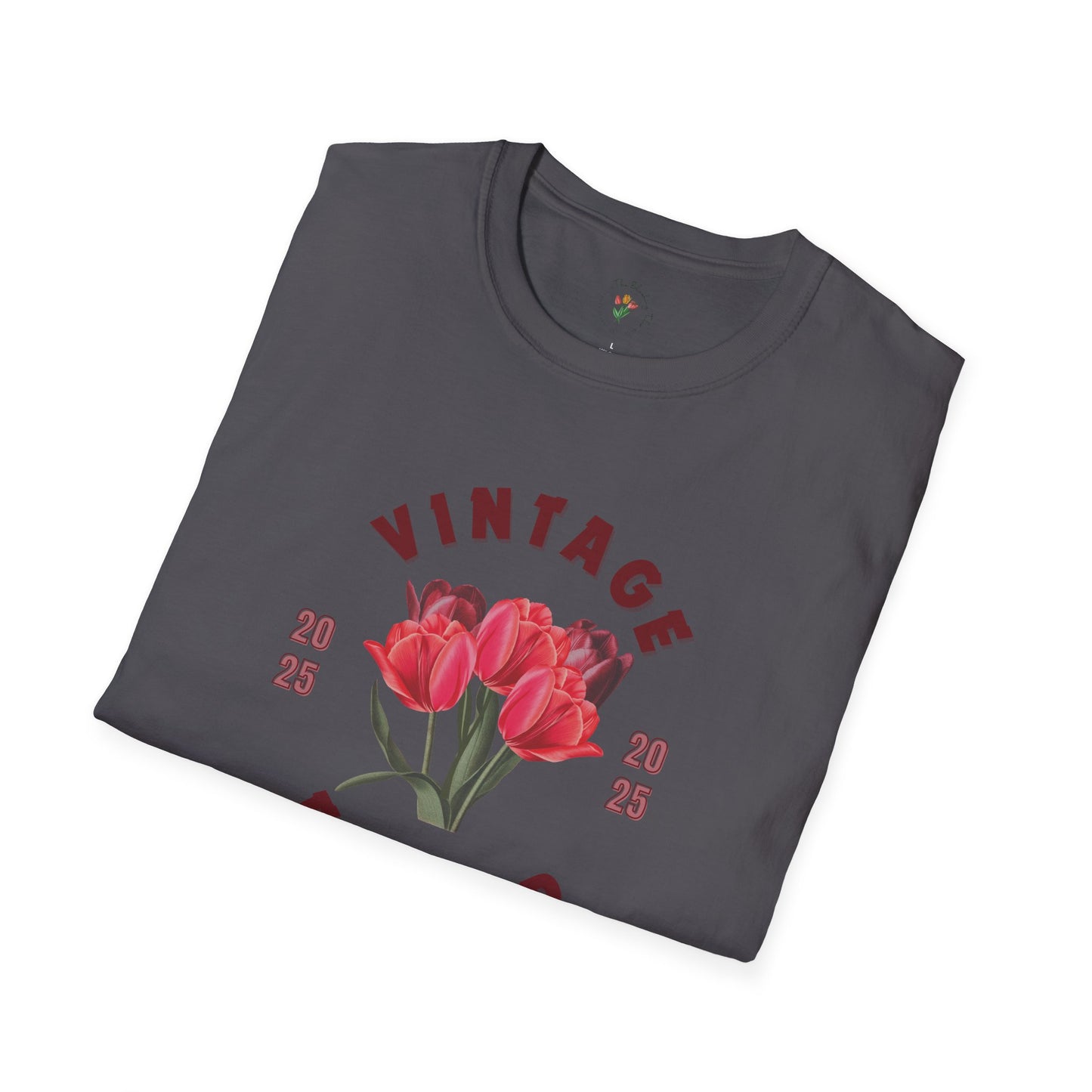 Vintage Flower Spring Inspired Softstyle T-Shirt
