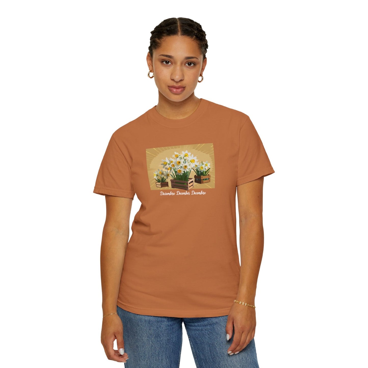Comfy December Birth Flower T-Shirt